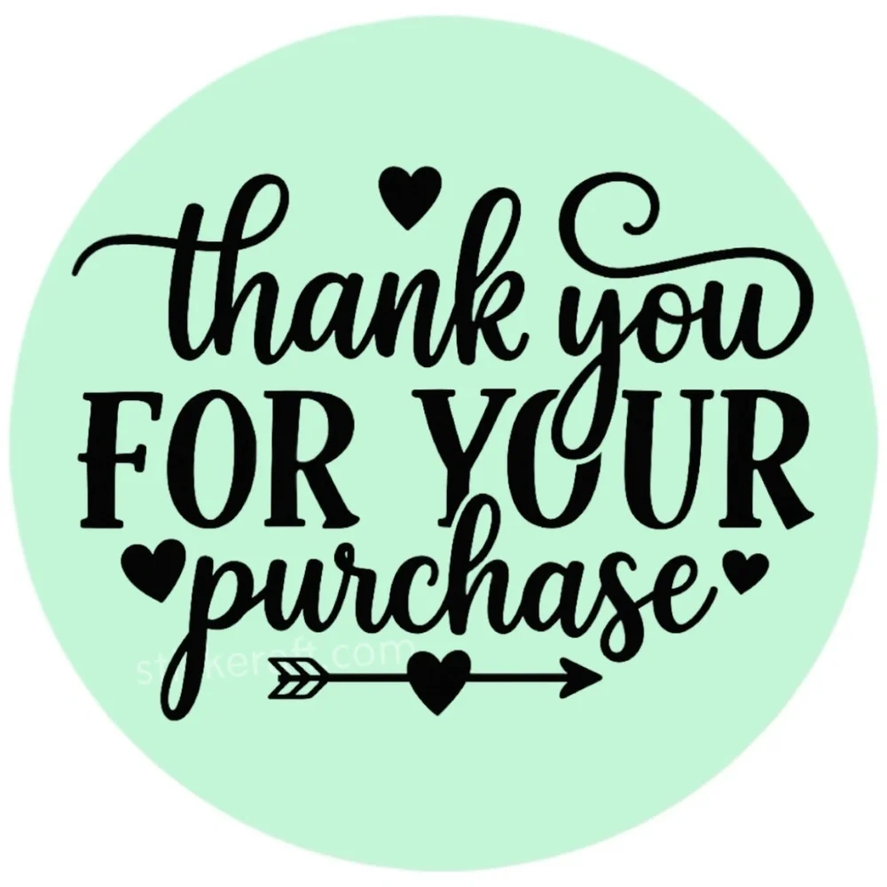 Thank You for Your Purchase Stickers – 2